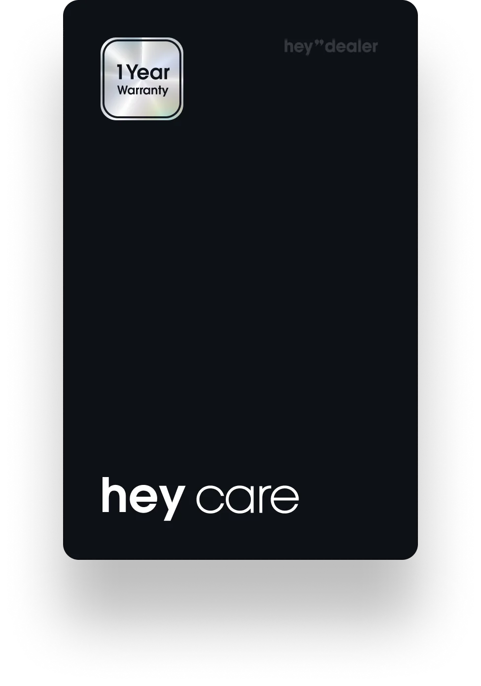 hey care 1년 무료 보증